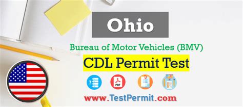 how hard is the ohio cdl permit test|cdl permit test ohio online.